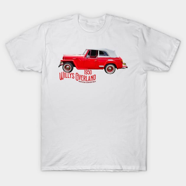 1950 Willys Overland Jeepster Convertible T-Shirt by Gestalt Imagery